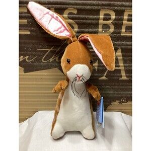 Yottoy Velveteen 10” Rabbit Bunny Easter Brown Plush Stuffed Animal Toy W Tags